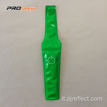 Clip magnetica verde in PVC ad alta Viz Warning
